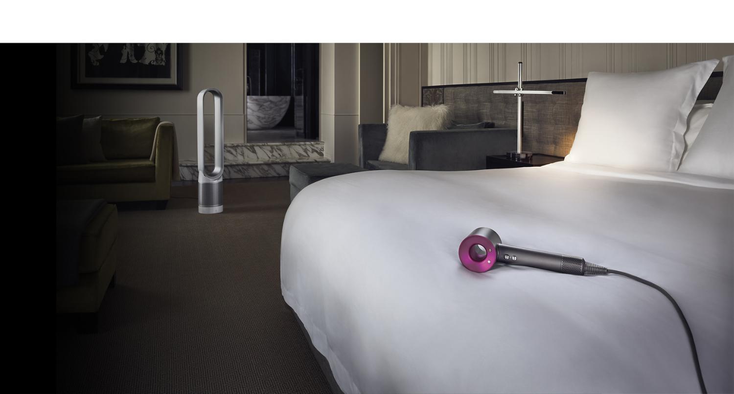 Dyson Super Sonic hair dryer in commercial setting